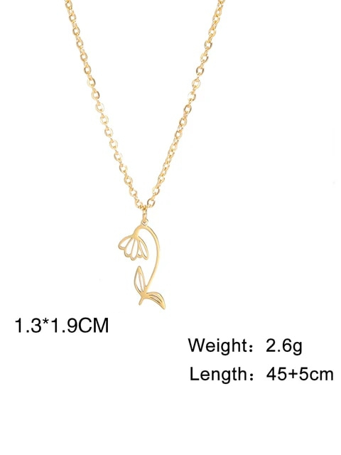 Sophia Floral Birth Month Pendant