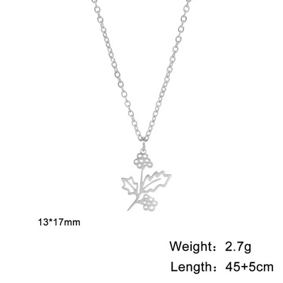 Sophia Floral Birth Month Pendant