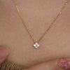 Zircon Flower Necklace