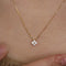 Zircon Flower Necklace