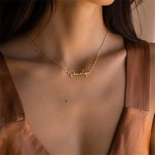 Vermeil Personalized Name Pendant