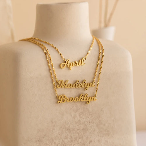 Vermeil Personalized Name Pendant