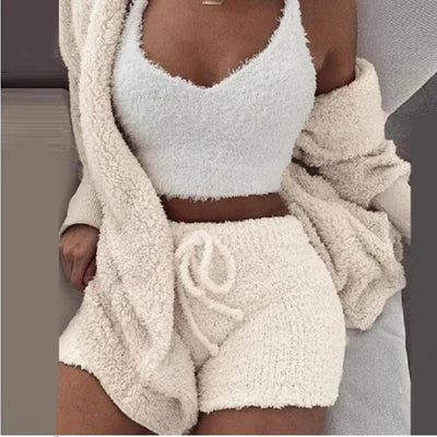 Cozy Knit 3-Piece Lounge Set
