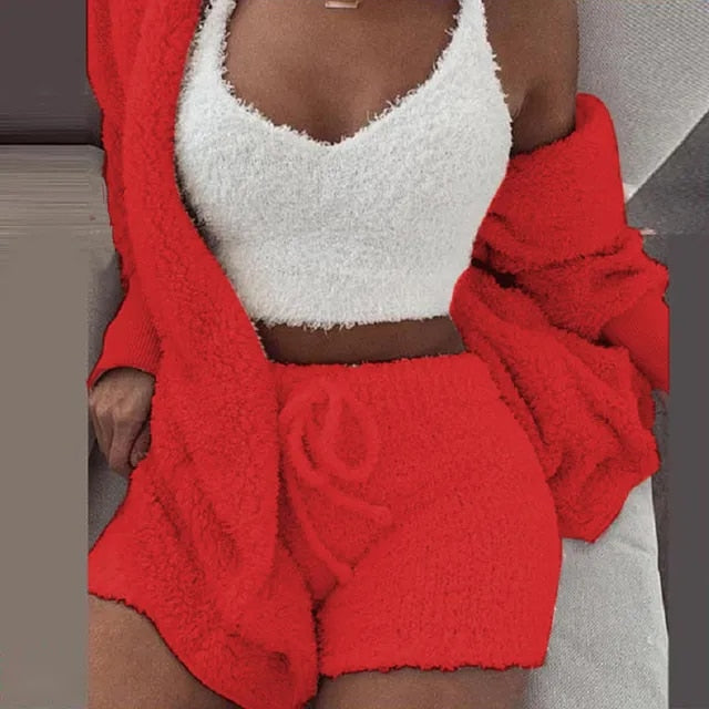 Cozy Knit 3-Piece Lounge Set