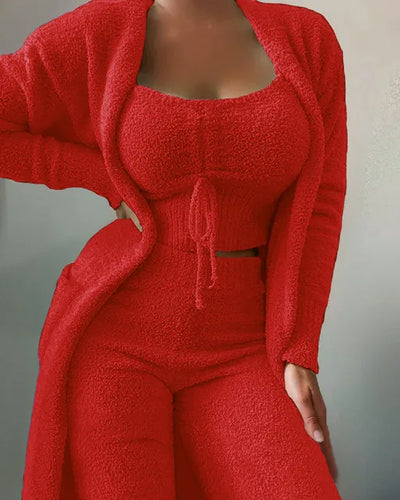 Velvet 3-Piece Lounge Set