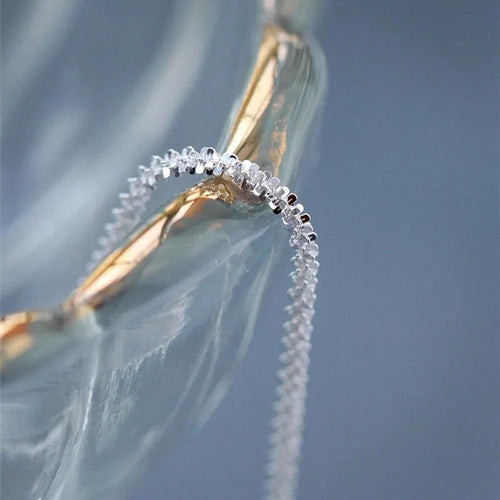 Sparkling Gypsophila Adjustable Bracelet