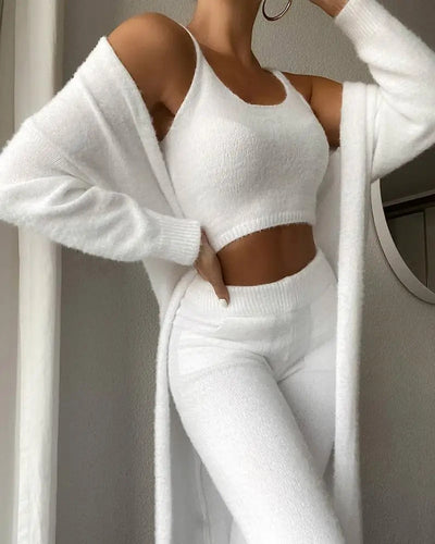 Velvet Robe 3 Piece Lounge Set