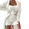 Velvet 3-Piece Lounge Short Set
