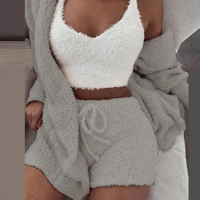 Cozy Knit 3-Piece Lounge Set